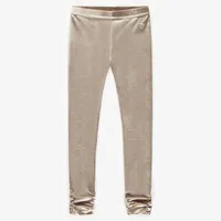 CREAM LEGGING SHINY JERSEY, CHILD