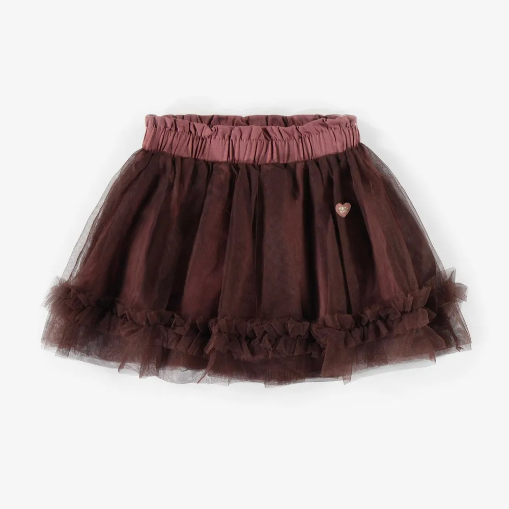 BROWN TULLE SKIRT, CHILD