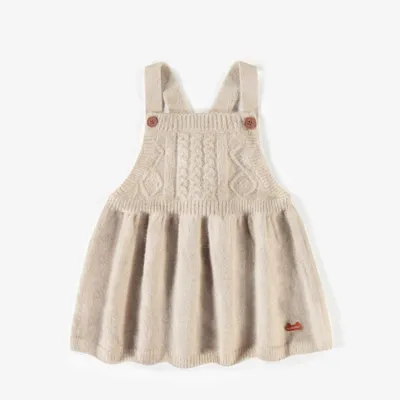 KNITTED DRESS RECYCLED POLYESTER, NEWBORN