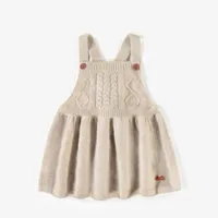 KNITTED DRESS RECYCLED POLYESTER, NEWBORN