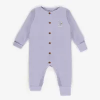 PURPLE EVOLUTIVE PYJAMAS ORGANIC COTTON, NEWBORN