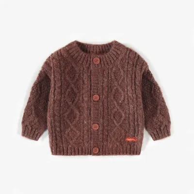 KNITTED CARDIGAN RECYCLED POLYESTER