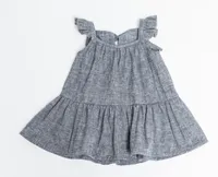 The Sun Dress - Navy Chambray