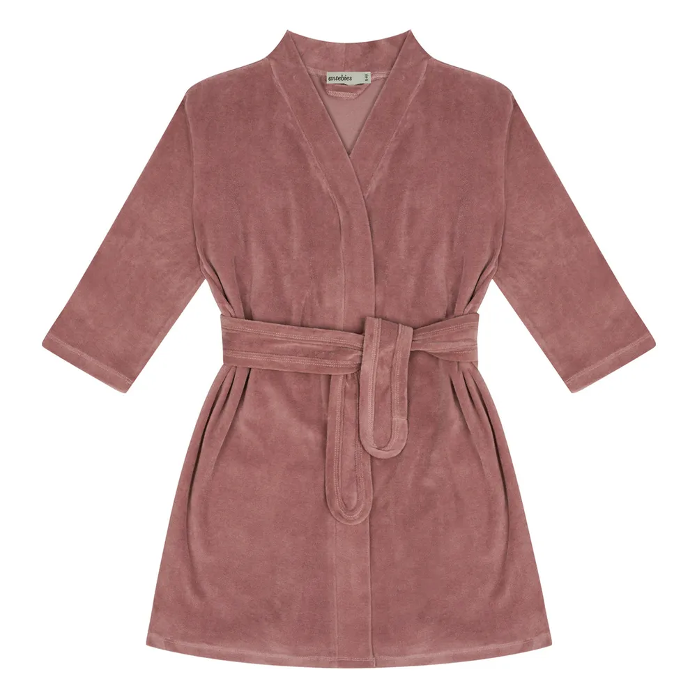 Blush Velvet Robe