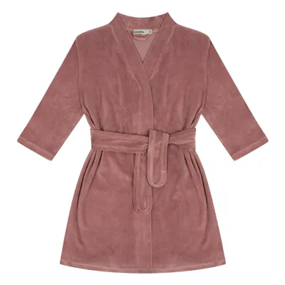 Blush Velvet Robe