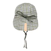 Baby Reversible Flap Sun Hat - Noah / Olive