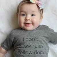 I Don't Follow Rules. Dogs Tee