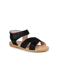 Rose Black Sandal