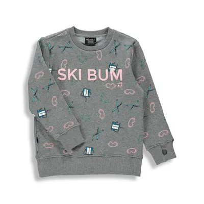 SKI BUM SWEAT |PINK GONDOLA| KIDZ