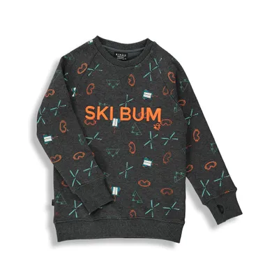 SKI BUM SWEAT |ORANGE GONDOLA| KIDZ