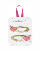 LITTLE WATERMELON GLITTER CLIPS - GOLD