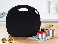 Large Machine Washable Lunch Bag - Black