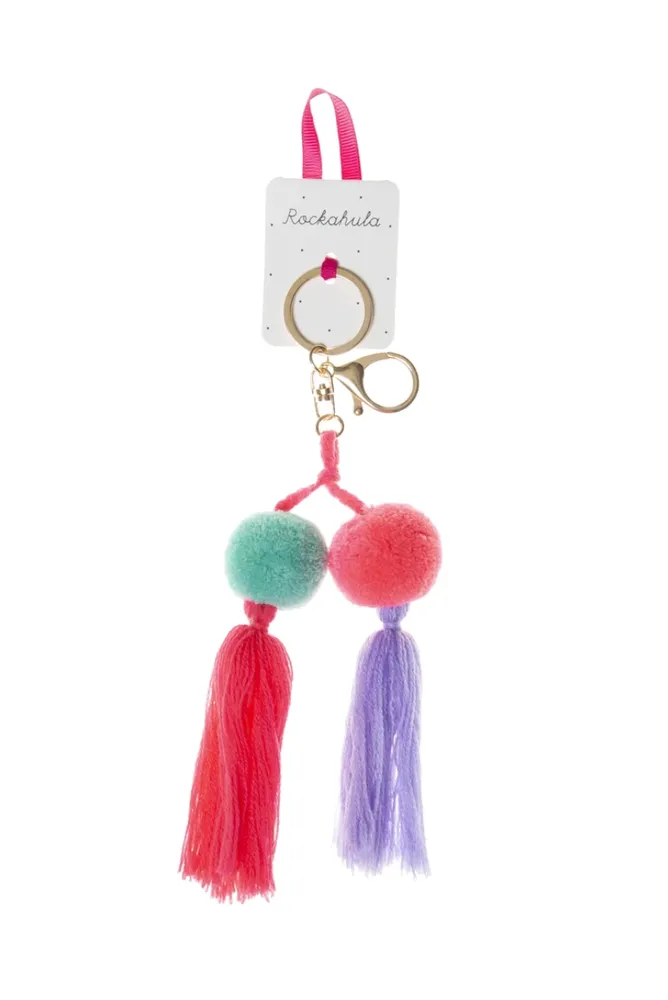 MEXICANA POM POM BAG CHARM BRIGHT