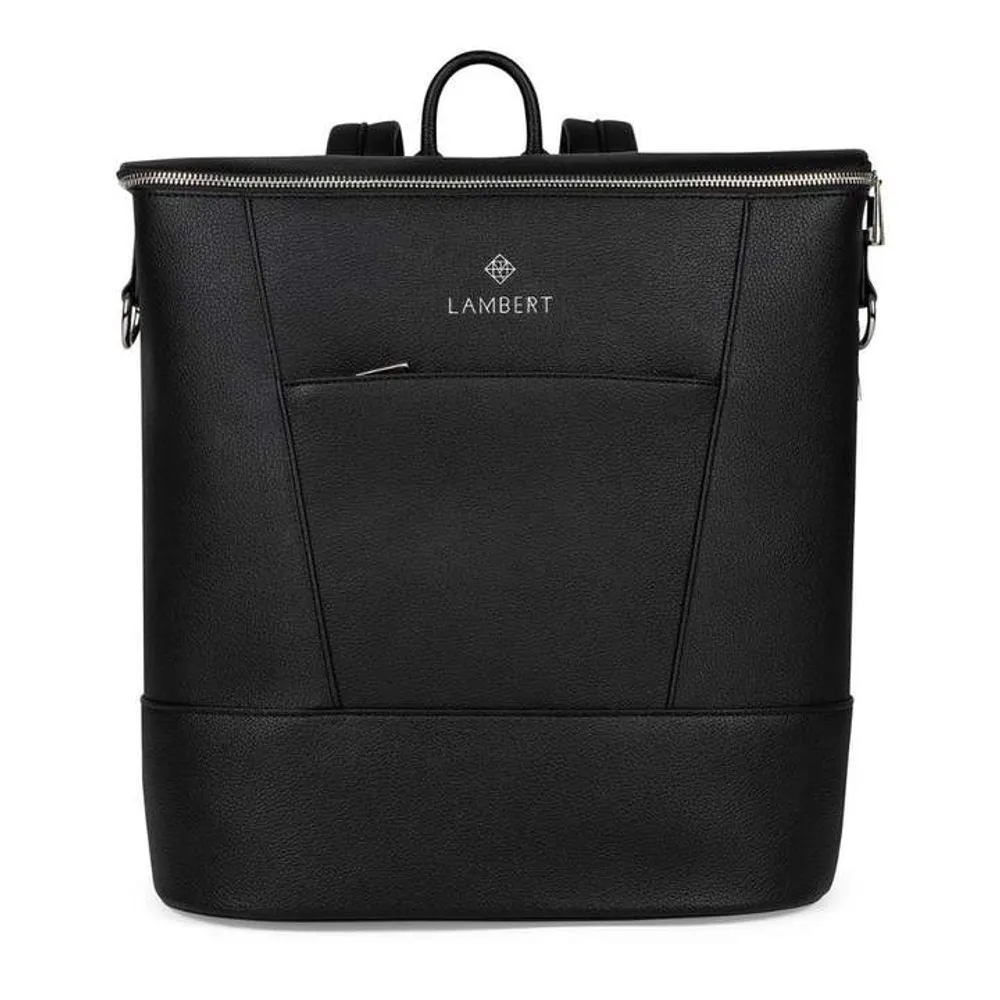 The MIA - Black Vegan Leather Unisex Backpack