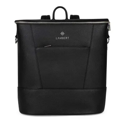 The MIA - Black Vegan Leather Unisex Backpack