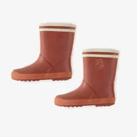 BROWN WATERPROOF RAIN BOOTS