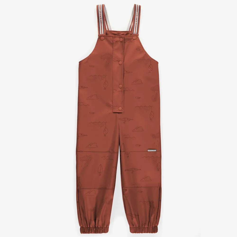 RUST RAIN OVERALLS POLYURETHANE, CHILD