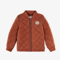 RUST COAT QUILTED NYLON, CHILD