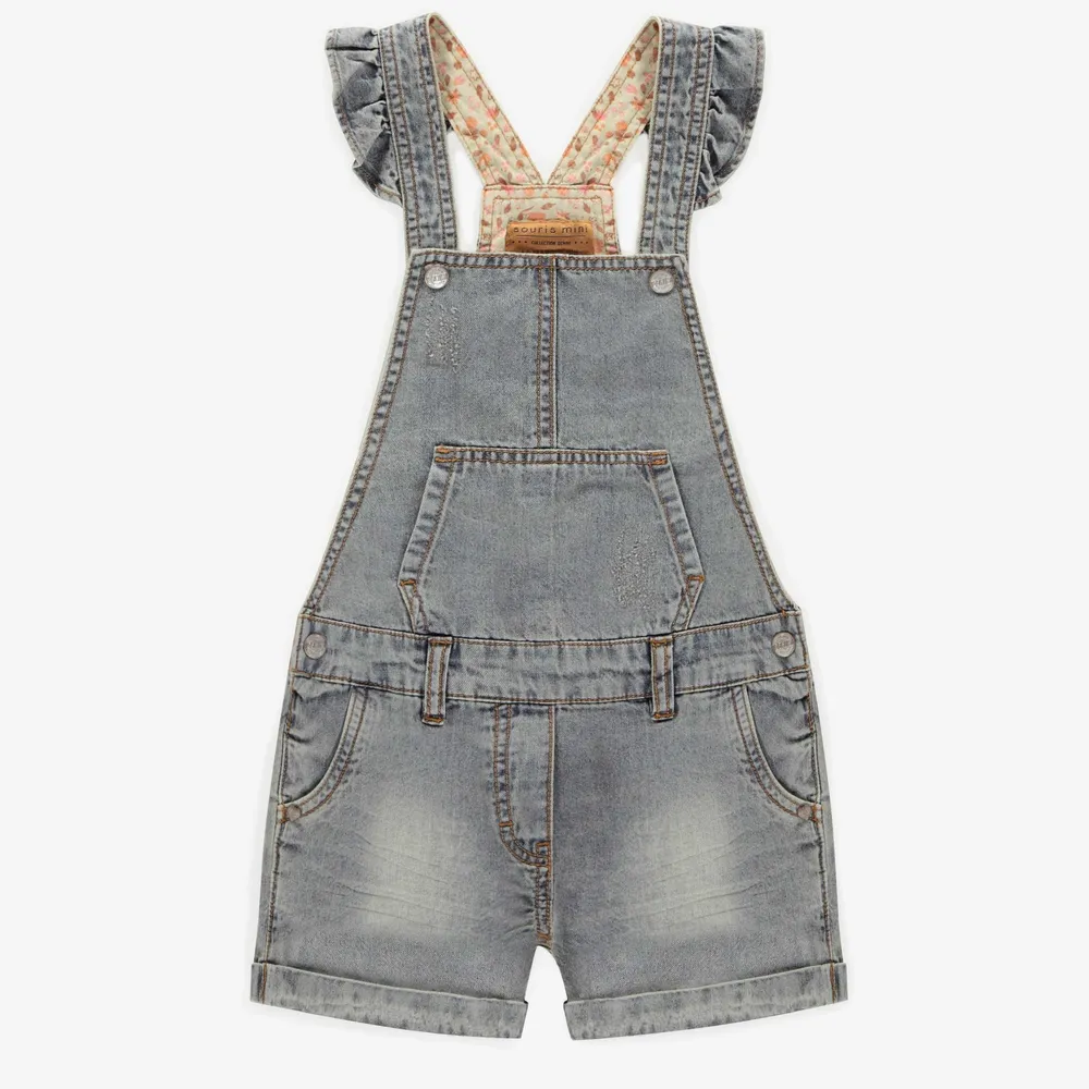 SHORT OVERALL DENIM, CHILD