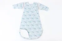 Organic Cotton Long Sleeve Sleep Bag 3.5 TOG - Beluga Boogie