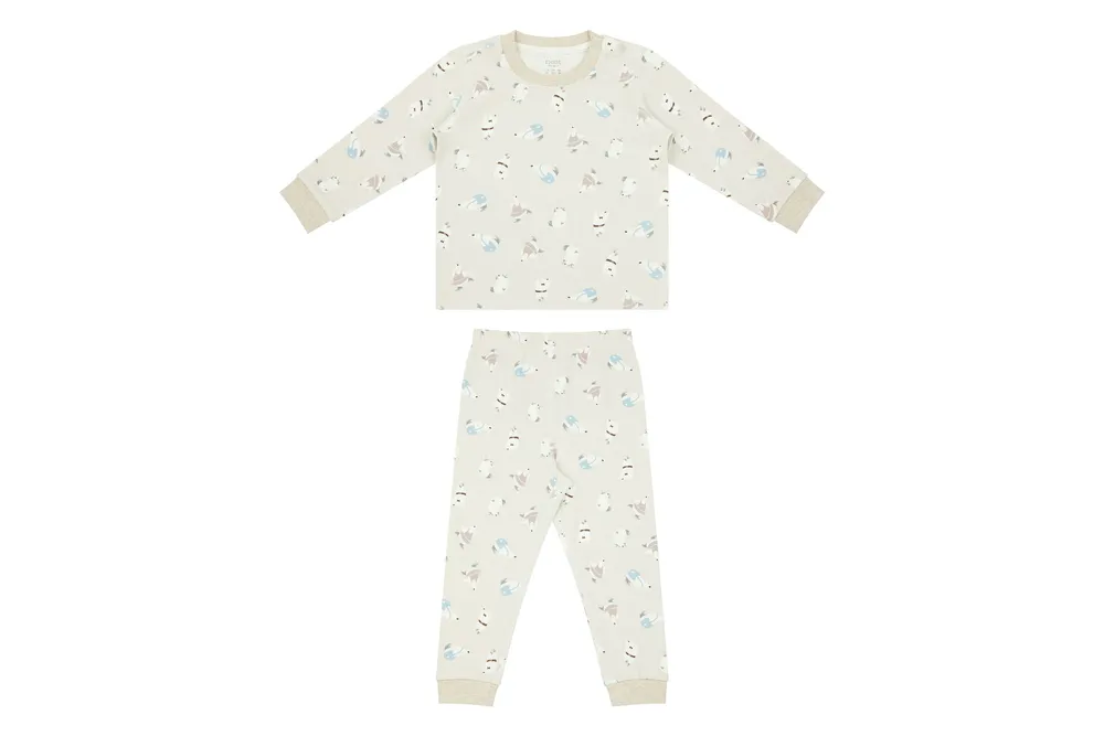 Organic Cotton Two-Piece Long Sleeve PJ Set