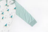 Bamboo Jersey One-Piece Zip Footed Sleeper - The Happy Hermit