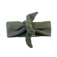 The Olive Top Knot Headband