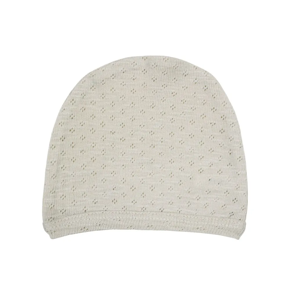 Pointelle Hat Stone