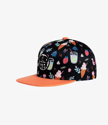 Poolside Snapback Black