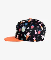 Poolside Snapback Black