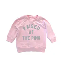 THE RAISED AT RINK RAGLAN PINK