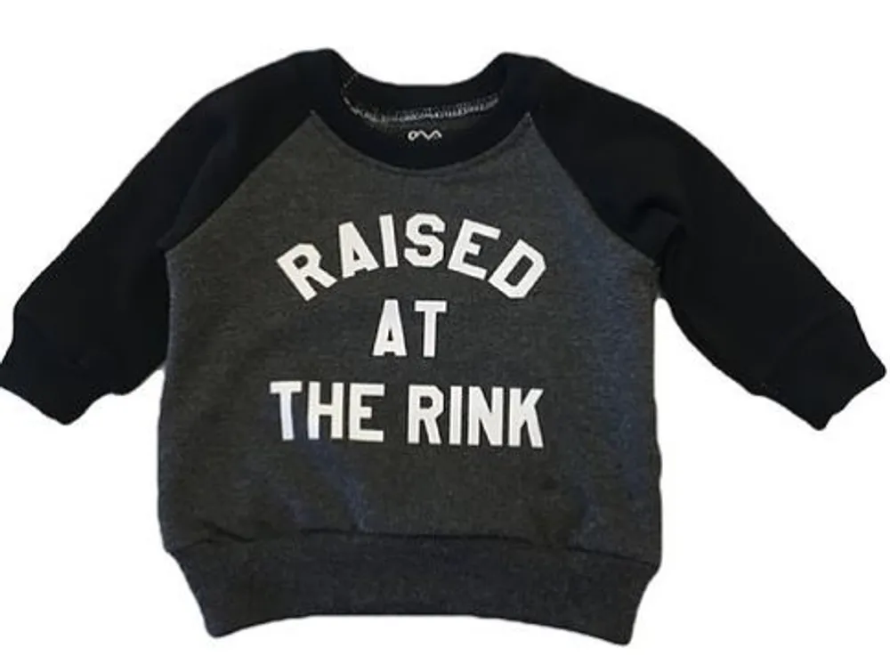 Raised At The Rink Raglan