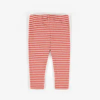 ORGANIC STRIPED KNIT LEGGINGS