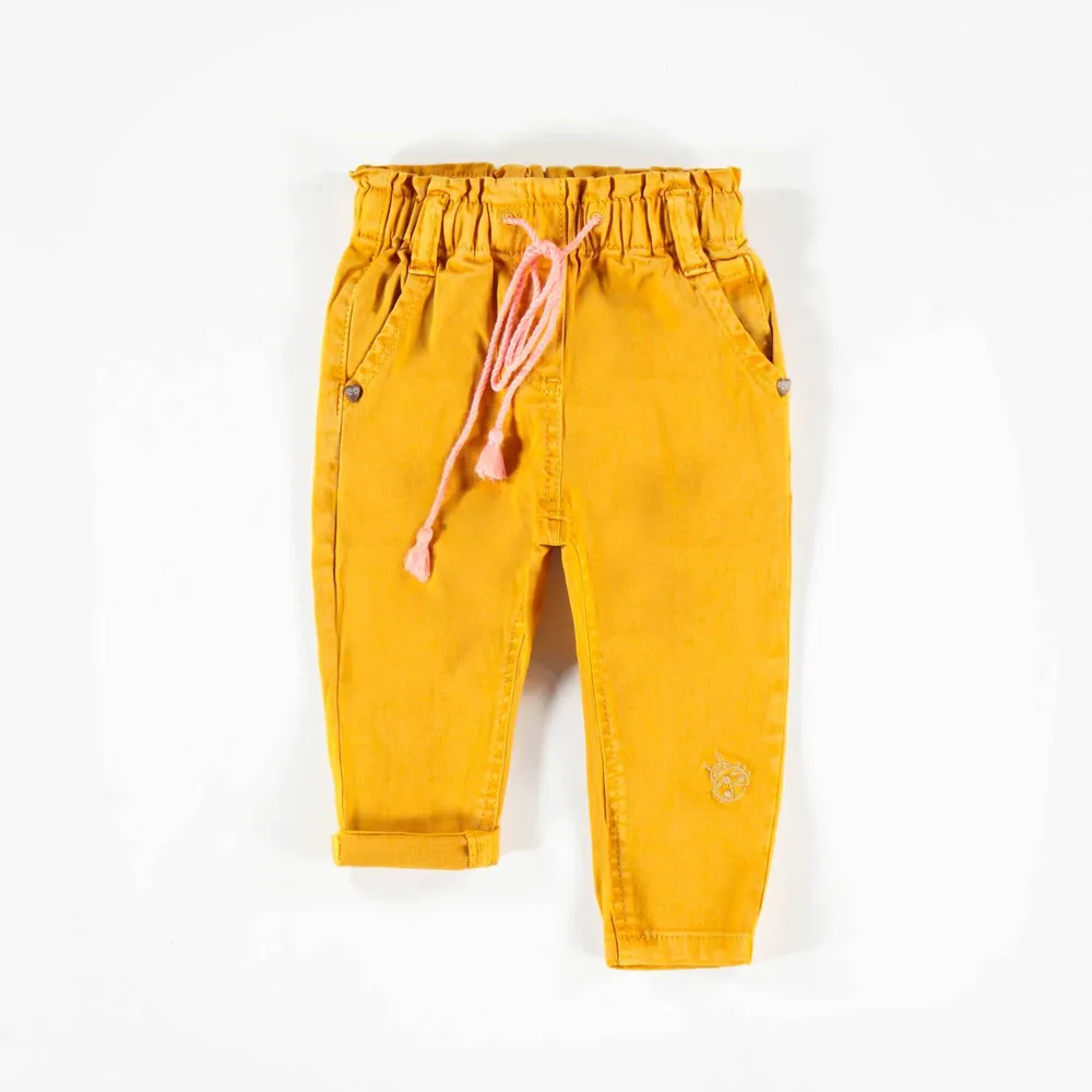 YELLOW DENIM PANTS