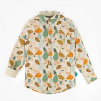 CREAM LONG-SLEEVE SHIRT, BOY