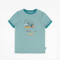 BLUE PATTERNED T-SHIRT, BOY