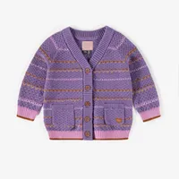 CARDIGAN STYLE KNIT VEST, BABY