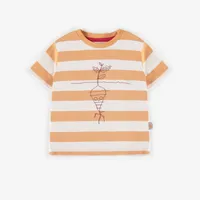 STRIPED T-SHIRT WITH ILLUSTRATION, BABY