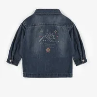 DENIM JACKET WITH ADJUSTABLE SLEEVES