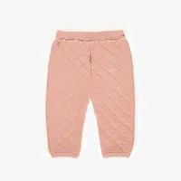 PINK PANT QUILTED JERSEY, BABY