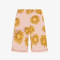 PINK FLOWERY PANT FRENCH TERRY, BABY