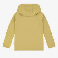 YELLOW HOODED SHIRT WITH LONG SLEEVES JERSEY, CHILD