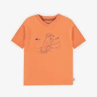 ORANGE SHORT SLEEVES T-SHIRT COTTON, CHILD