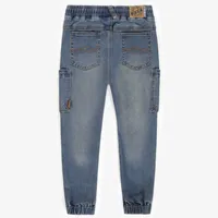 RELAX FIT DENIM PANT WITH RECYCLED FIBER, CHILD