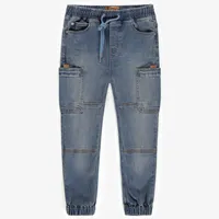 RELAX FIT DENIM PANT WITH RECYCLED FIBER, CHILD