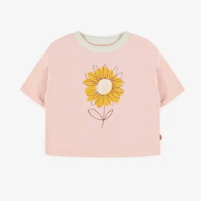 PINK CROP T-SHIRT COTTON, CHILD