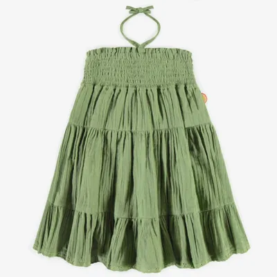 GREEN SKIRT OR DRESS MUSLIN, CHILD