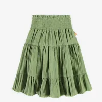 GREEN SKIRT OR DRESS MUSLIN, CHILD