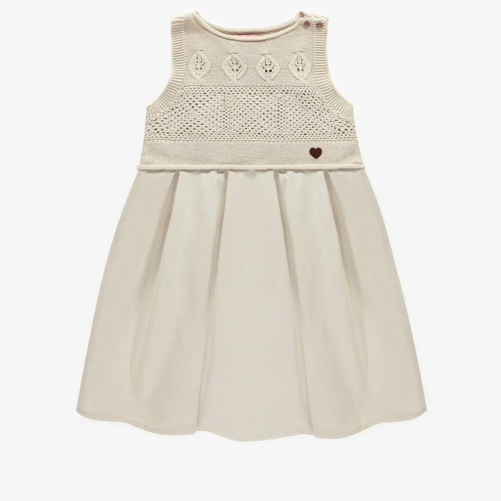 CREAM DRESS LINEN, CHILD