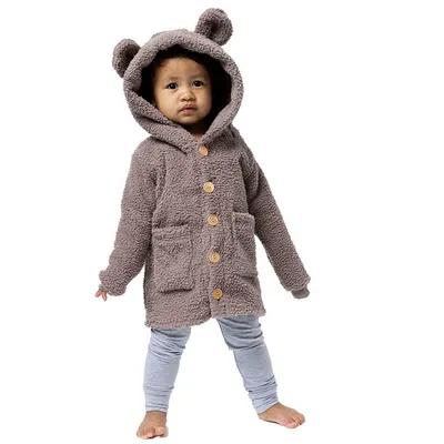 Bear Button Coat